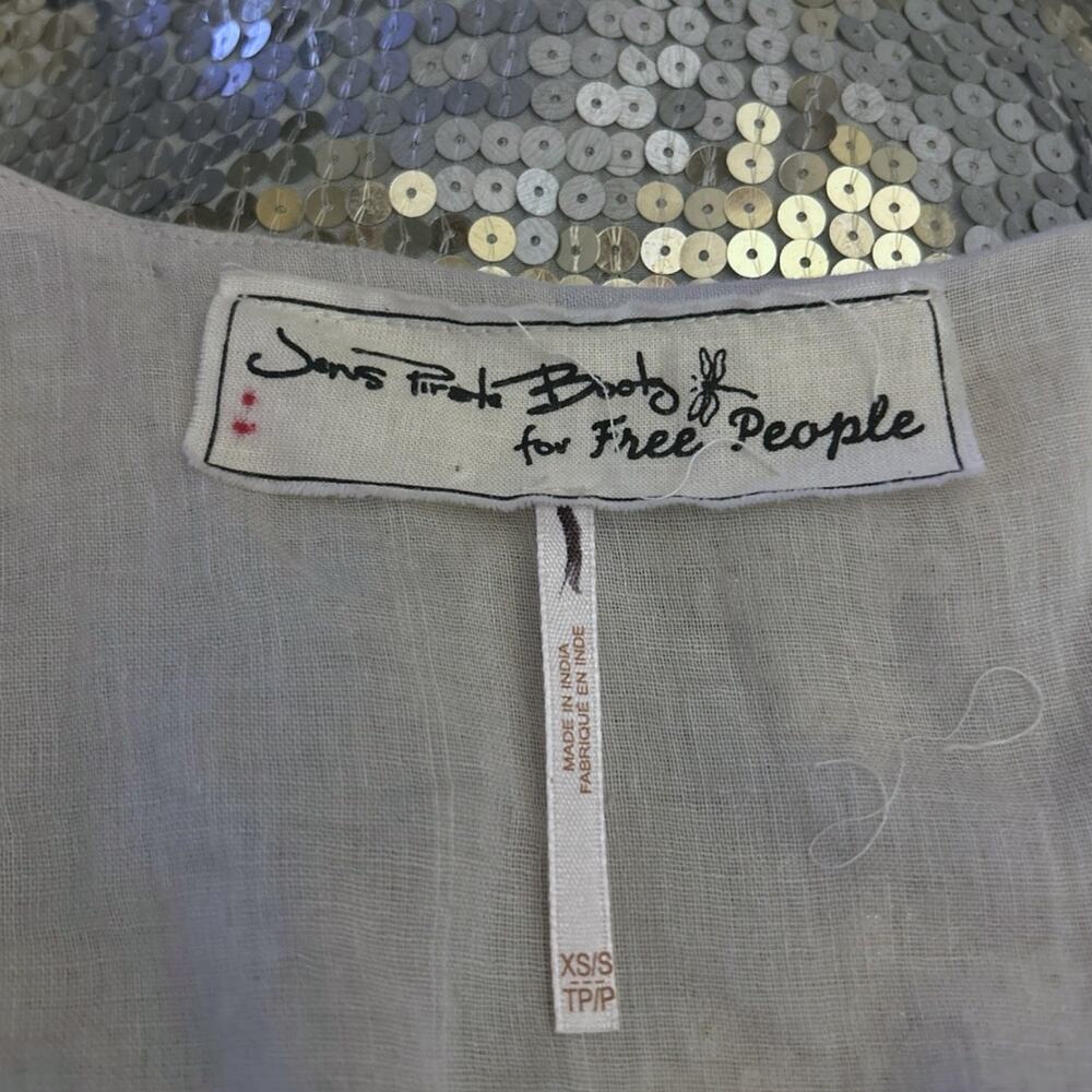 Free People x Jen's Pirate Booty Checkered Boombox Mini Dress Women's XS/S NEW - Picture 3 of 8